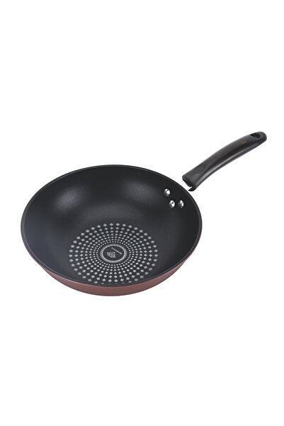 ROYALFORD 28 CM Carbon Steel Wok Pan with Non-Stick Coating- RF12121