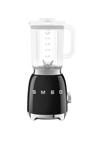 SMEG 50S Style Black Retro Smoothie Blender - Blf03Bleu