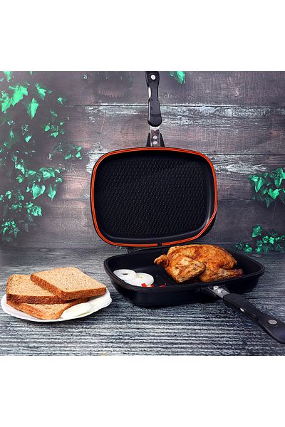 ROYALFORD RF5515 Double Grill Pan, 32 cm