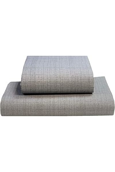 NZM TİCARET Alla Turca At7505 Ranforce Double Bed Sheet Set, Gray