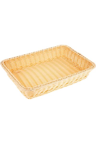 AKDC Rect Wire Tray L(25cm) xW(36cm) xH(7cm) Cream