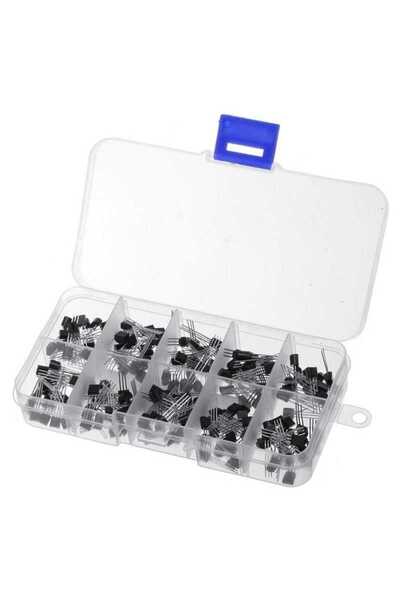 Motorobit Transistör Seti 10 Çeşit 200 Adet - Kutulu