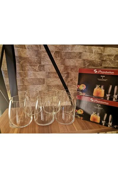 Paşabahçe 420742   - Set of 12 Live Beautiful Pinot 390Cc Water Soft Drink and Latte Glasses