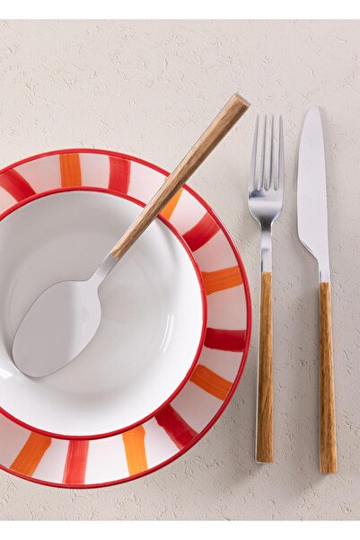 The Mia Joy Soup Bowl Set of 6 Red 14 cm