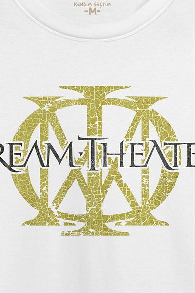 Kendim Seçtim Tricou alb unisex - Tricou pentru chitară progresivă Dream Theater Metal