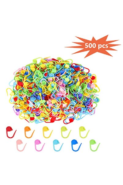 choice2 500 قطعة من أدوات الخياطة والحياكة وإبر الخياطة البلاستيكية وعلامات ا...