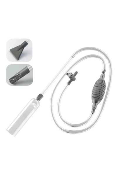 Choice3 حوض أسماك كبير - 2.6 متر، سيفون شفط، أداة تنظيف وغسل الحصى/الرمل وتغي...