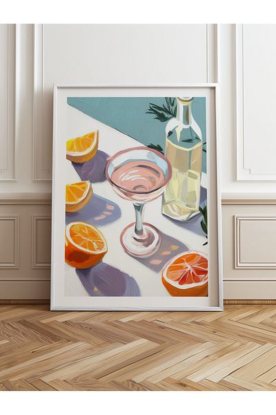 HOMEPACK Pictură cu un singur cadru din lemn Pictură poster dintr-o bucată TK/968