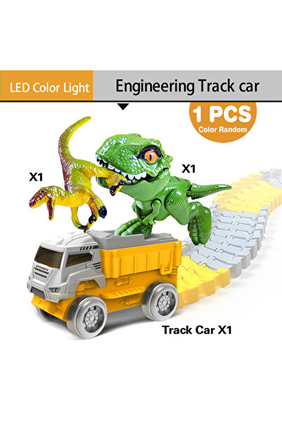 Choice4 GC-DINO-1PCS- Electric dinosaur Track car Magic Climbing Railway Toy ...
