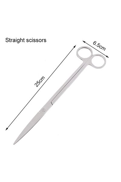 Choice Straight Tweezers Aquarium Scissors Tweezers Tool Fish Tank Plants Wave Scissors Water Grass Stainle