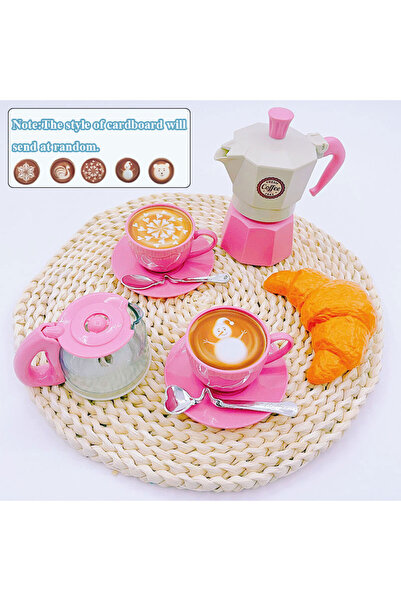 Choice3 11pcs pink coffee 4/11PCS retend Play Simulation Coffee Set Tableware...