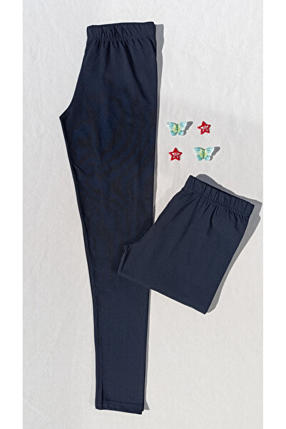 siyalife Дамски черни дълги клинове с ластик на талията, комплект от 2 основн...