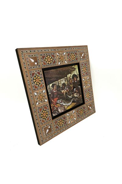 Sadrazam Masa MDF imprimata Piața de pește olandeză 20x20 Krg-41