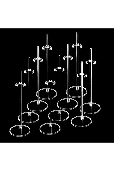 Choice 10 PCS 5/10 PCS Acrylic Doll Holder Stands Transparent 30cm Figure Dis...