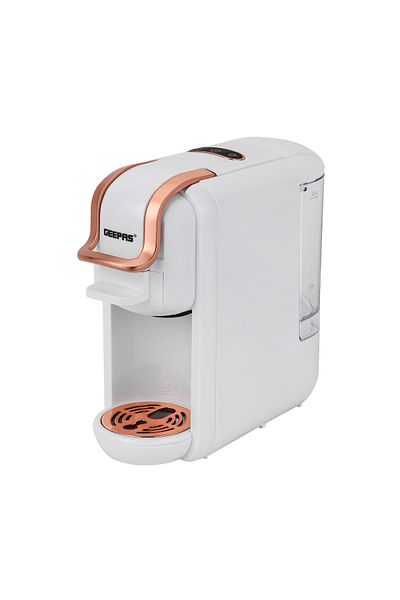 Geepas 4-in-1 Capsule Coffee Machine GCM41526-WT