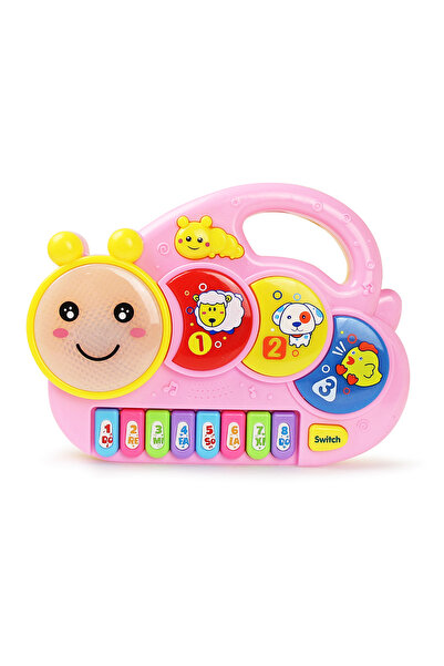 Choice3 لعبة لوحة مفاتيح بيانو كرتونية للأطفال باللون الوردي، لعبة إلكترونية ...