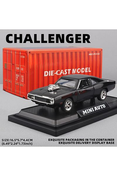 Choice BLACK 1:32 Scale CHARGER 1970 Alloy Diecast Model Car Pull Back Mini Vehicles Toys for Kids Lovers C