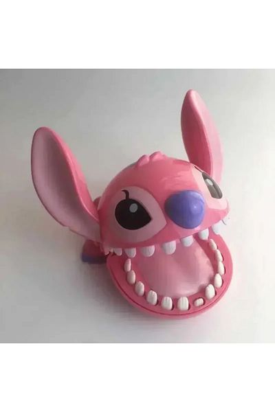 Choice with box angle Disney Stitch Bite Finger Figures Anime Stitch Dentist Push Teeth Funny Game Model To