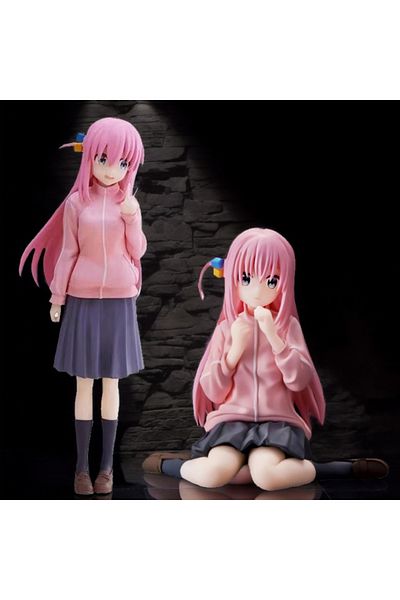 BANDAI HT-C 16cm BOCCHI THE ROCK! Anime Figure Gotoh Hitori Action Figure Guitarist Girl Figure Desktop×Dec