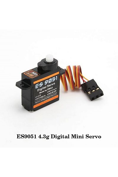 Choice ES9051 EMAX ES9251 II 4g Plastic Micro Digital Servo / ES9051 4.3g Digital Mini Servo For RC Model
