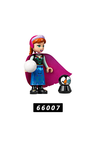 choice2 light green 5pcs/set Disney FROZEN Series Princess Elsa Mini Figma 66006-66010 Building Blocks Model