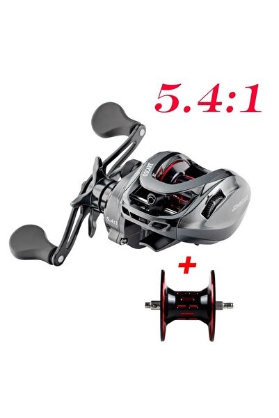 Choice بكرة صيد سمك بنية اللون لليد اليسرى للمياه المالحة وعجلة صيد سمك 9BB 5...