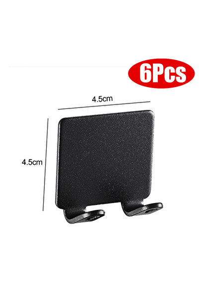 choice2 حامل شفرات حلاقة أسود مكون من 6 قطع متعدد الوظائف للرجال، خطاف تخزين ...