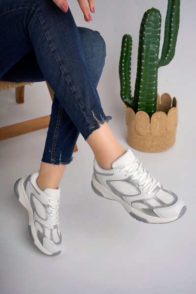 pasyone Women's Gray Casual Sneaker - Comfortable and Stylish