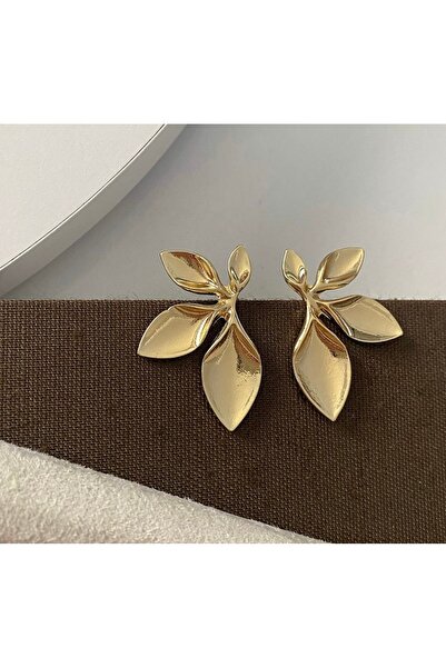 Vi store İthal Çelik Çiçek Küpe