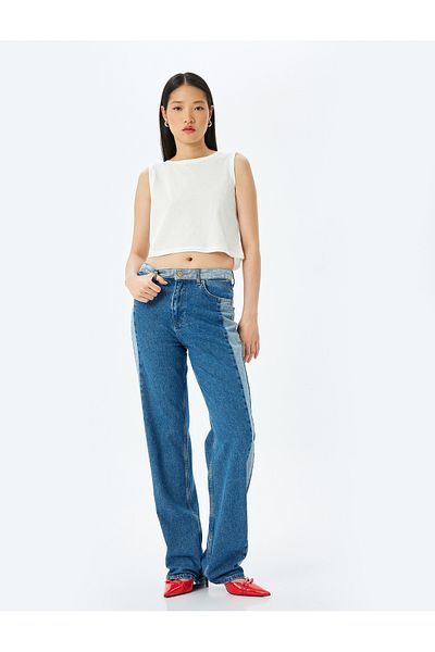 Koton Sleeveless Crop Cotton Basic Women's Tank Top