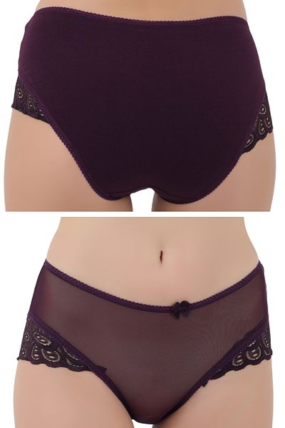 Merry Secret's Women's Basic Soft Textured Combed Cotton Panties
