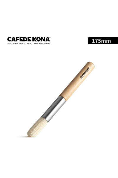 Choice1 فرشاة تنظيف بمقبض خشبي من طراز A CAFEDE KONA، فرشاة تنظيف مطحنة، مقهى...