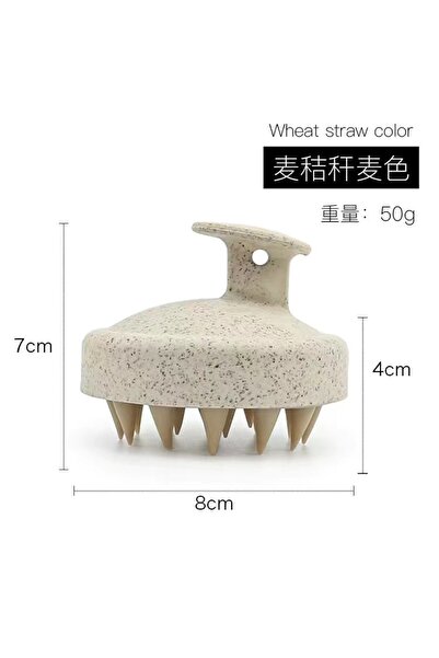 choice2 فرشاة شامبو سيليكون بيج، نصف قطعة، فرشاة تدليك للجسم، فرشاة استحمام، ...