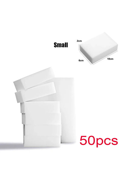 Choice3 مجموعة صغيرة من 50 قطعة من إسفنج الميلامين السحري للتنظيف، ممحاة للمك...