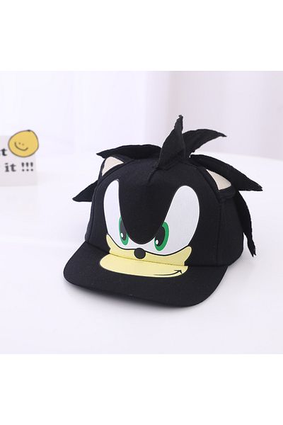 Choice A Children's Hat Sonic Baseball Cap Spring and Autumn New Cartoon Flat Brim Hat for Boys and Girls .
