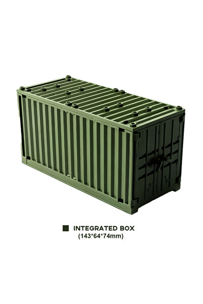 Choice3 green Container Weapon Boxes Bricks Accessories Scene World War 2 WW2...