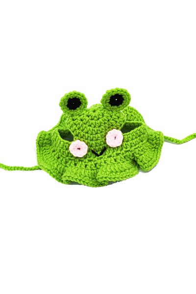 Choice4 S Frog Autumn Winter Cat Hat Elastic Cute Refined Pet Hat Puppy Kittens Knitted Hat Party Photo Shoo