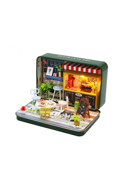 Choice1 summer theater Box Theater Mini Doll House Prefabricated Miniature Di...