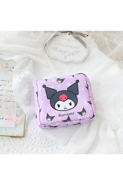 Choice kuromi Lovely New Sanrio My Melody Cinnamoroll Kuromi Menstrual Bag Cute Girls Portable Large Capaci