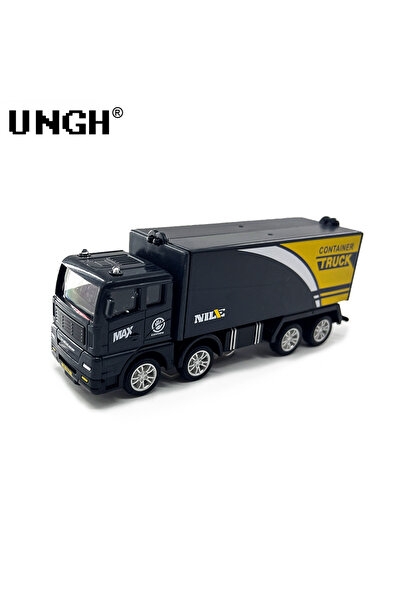 Choice3 D UNGH Simulation Transporter Container Truck Freight Vehicle Children Kids Pull Back Car Model Edu.