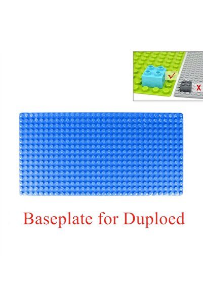 Choice4 مكعبات بناء زرقاء فاتحة اللون، 16*32 نقطة، قاعدة كبيرة، ملحقات تركيب،...