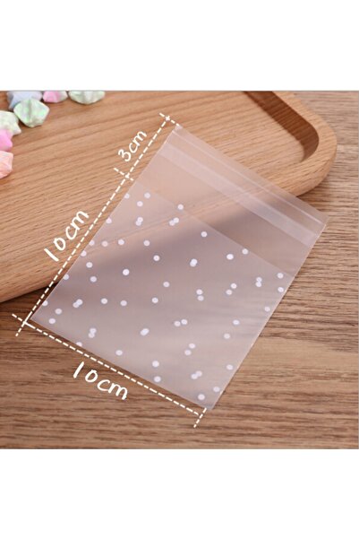 choice2 - 10x10cm 100PCS Plastic Transparent Packing Cellophane Bag Polka Dot...