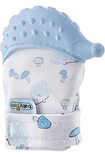 Hepta Collection Babyjem teething glove blue