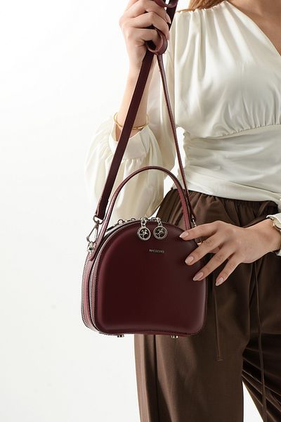 Nas Bag Women's 1379 Daily Cross Shoulder and Messenger Bag Claret Red