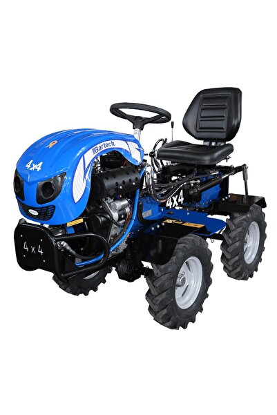 BARTECH 4x4 DİZEL MARŞLI Mini Traktör Çapa Makinası