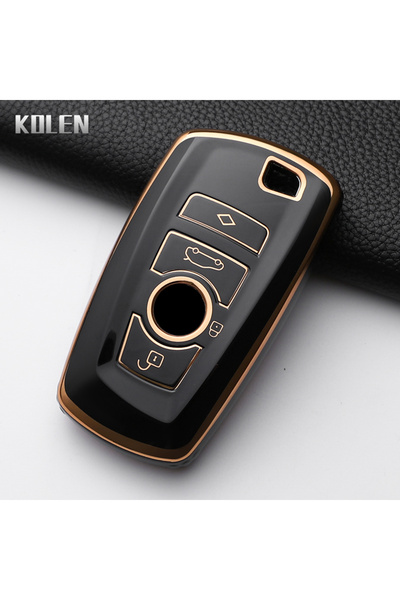 Choice8 GE-Black only case TPU Car Key Case Cover Shell Fob For BMW 1 3 5 7 S...