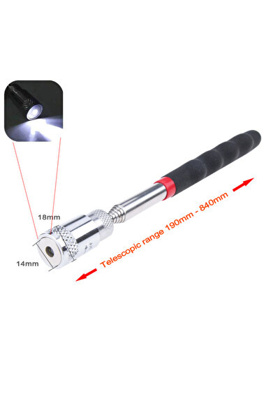Choice7 with Light Mini Portable Telescopic Magnetic Magnet Pen Handy Tool Ca...