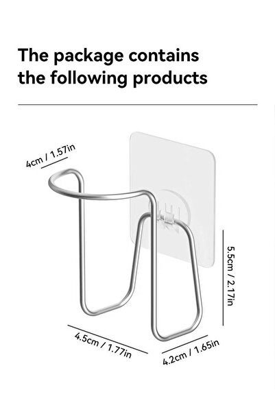 WORTHBUY Style A Disposable Paper Cup Storage Rack, Punch Free Wall Mounted S...