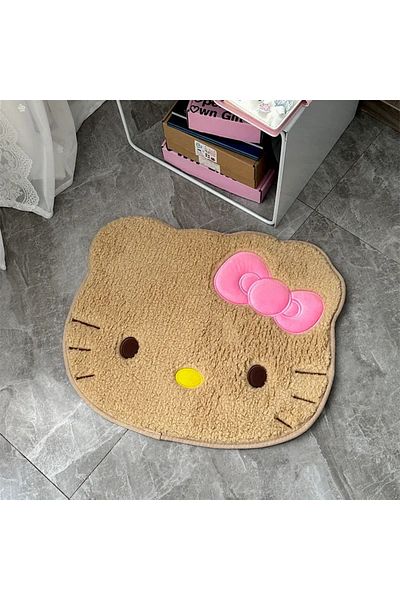 Miniso About50x60cm 02 50x60cm Hello Kitty Bathroom Anti Slip Carpet Soft Car Seat Cushion Absorbent Quick