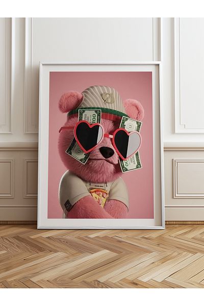 HOMEPACK Pictură cu un singur cadru din lemn Pictură poster dintr-o bucată TK/972